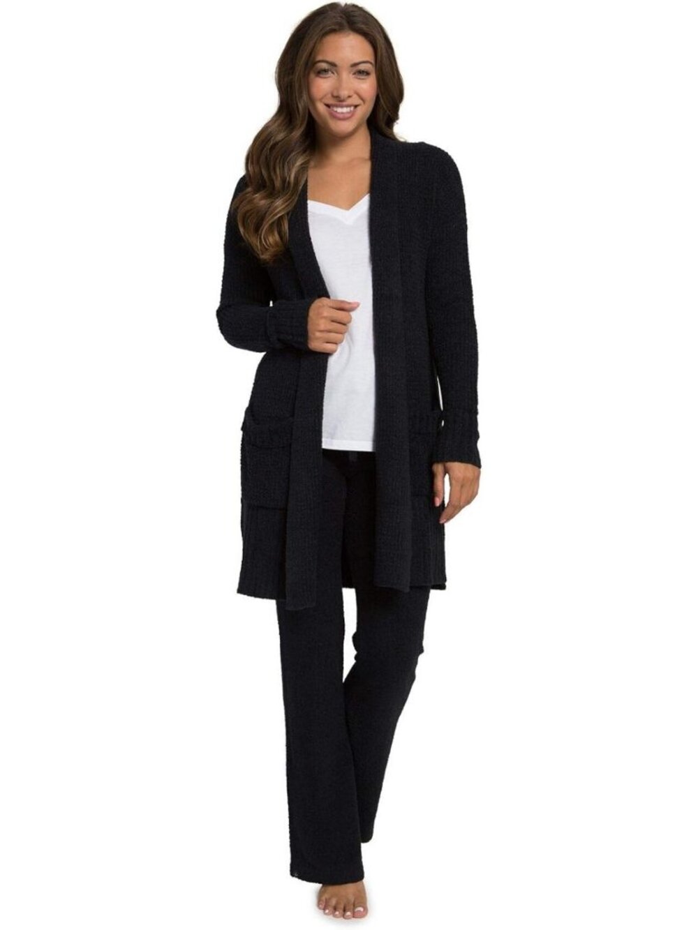 Cozy Oversized Long Weekend Cardigan - Soft Lightweight Long Sleeve Sweater